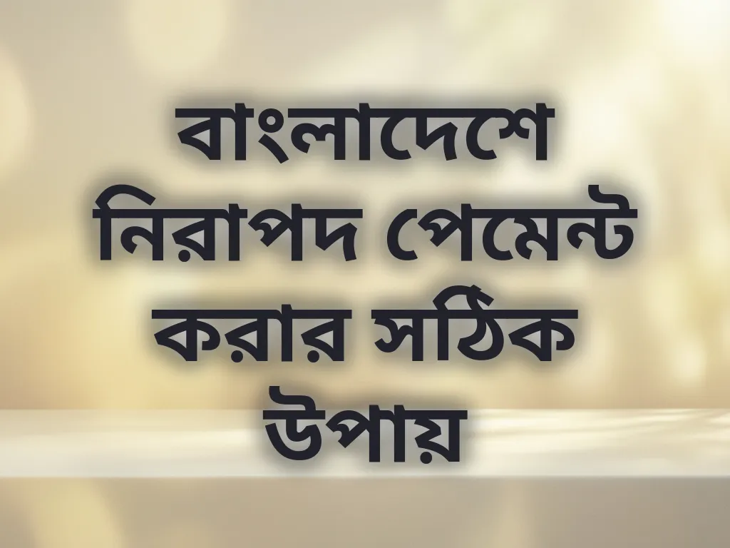 নিরাপদ পেমেন্ট পদ্ধতি